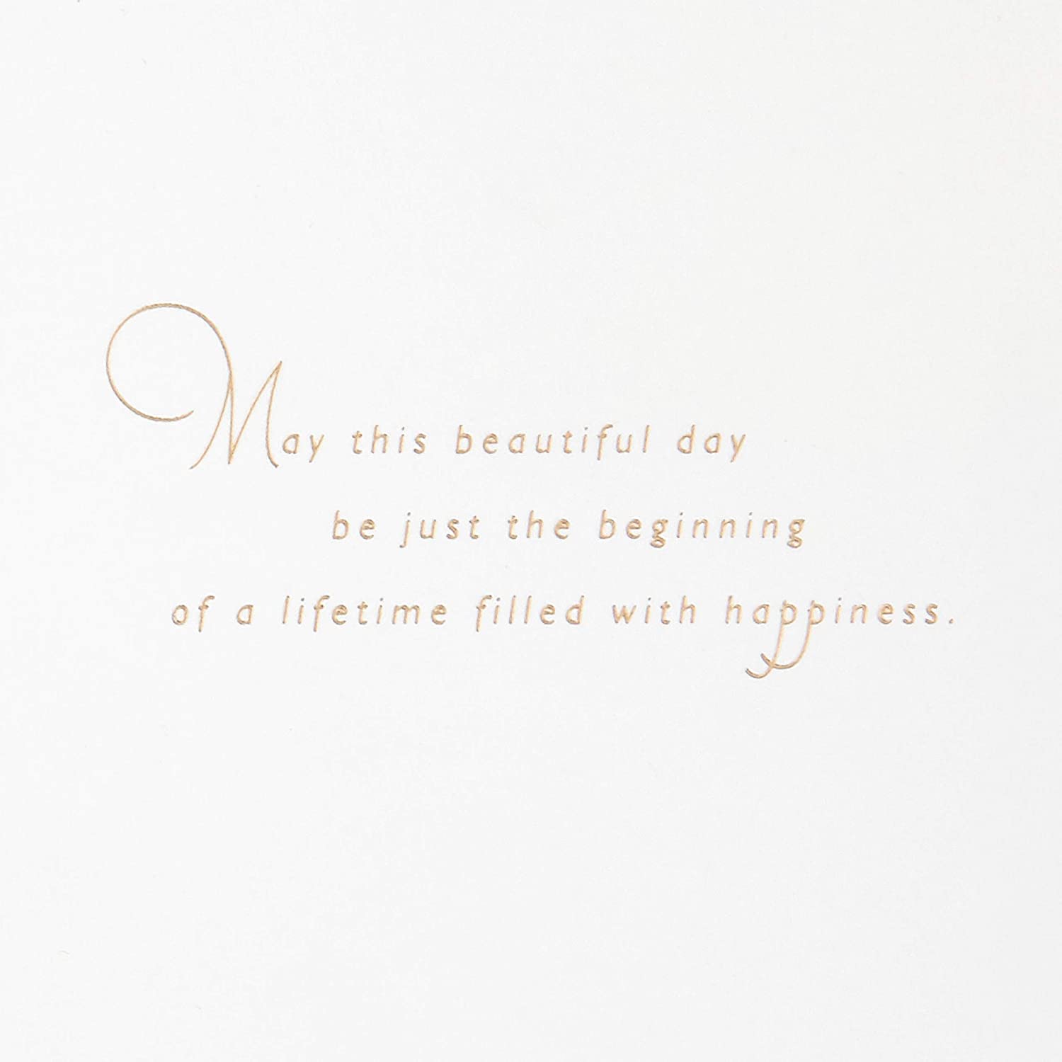 Hallmark Signature Wedding Card (Just the Beginning) - Image 3